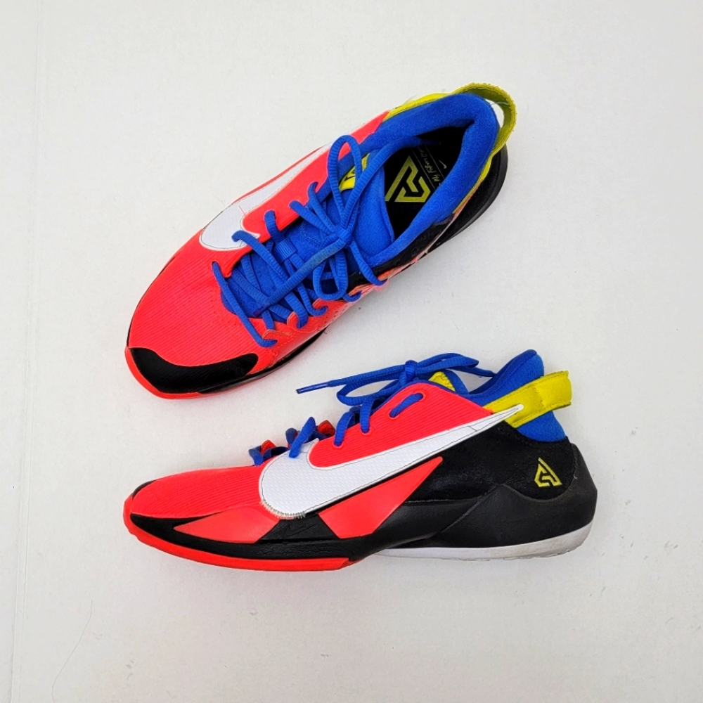 NIKE Zoom Freak 2 GS Giannis Bright Crimson Size 7Y